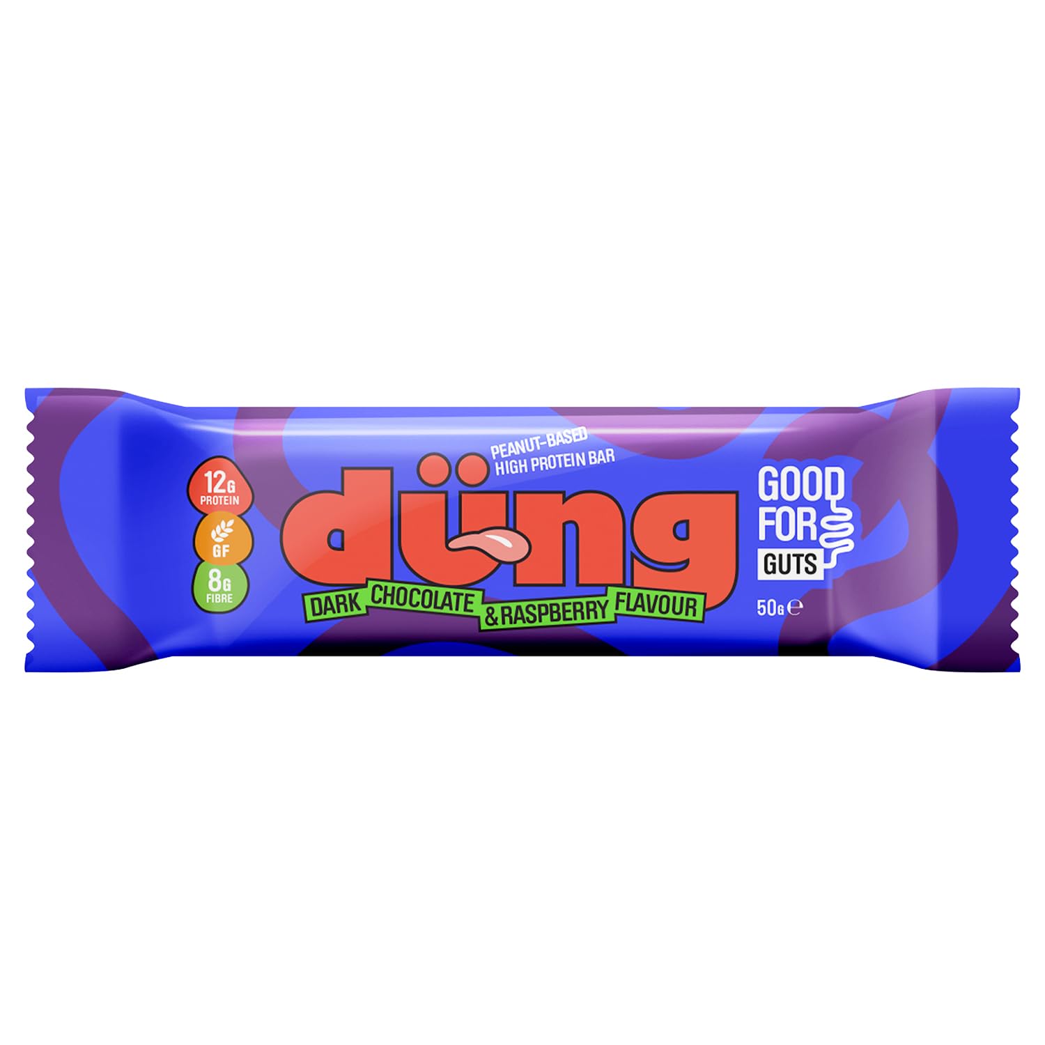Düng High Protein Energy Bar — Dark Chocolate & Raspberry Flavour — 3 x 50g Pack — Indulgent, Nutritional, Feel-Good Snacking