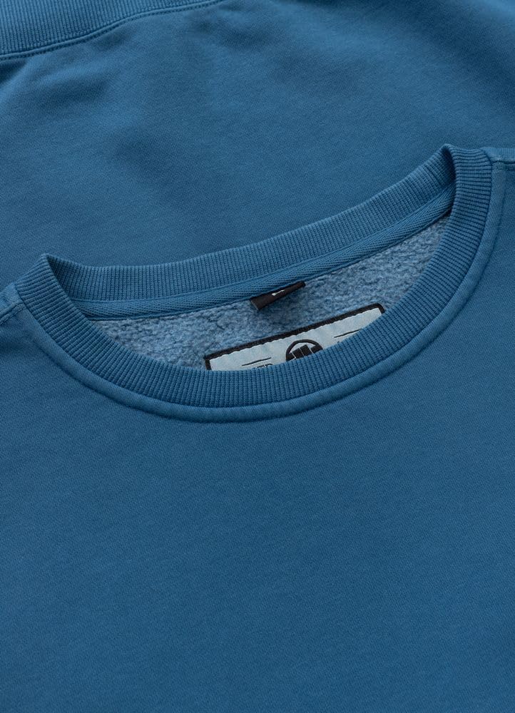 PITBULL Męska bluza basic męska wygodny sweter luźny sportowy krój Washed Lancaster II czas wolny Crewncek sportowa bluza