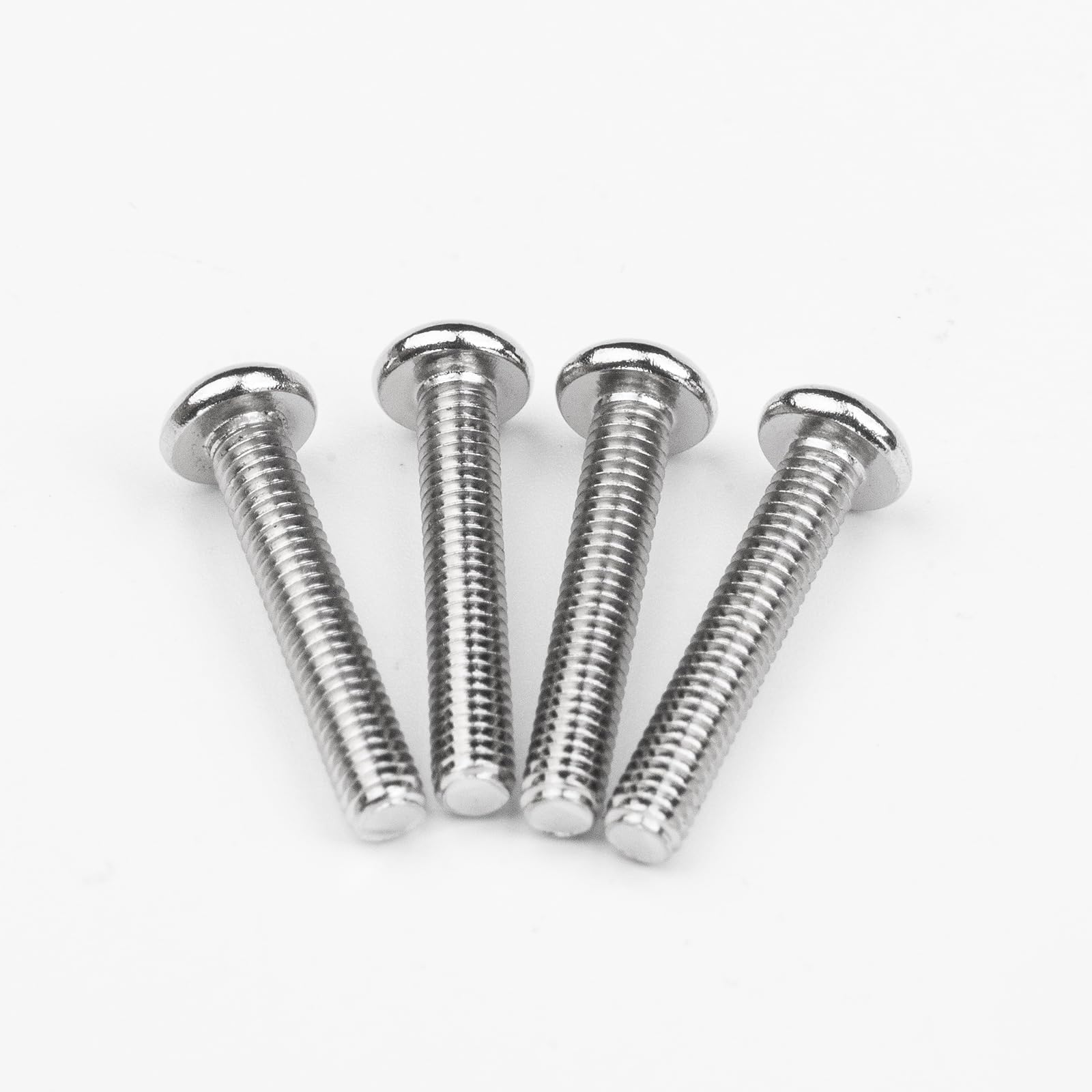 DIAO79NI 4PCS Basic 3.5x20mm Metal Metric Thread Tele Bridge Pickup Mounting Screws with Springs, Chrome