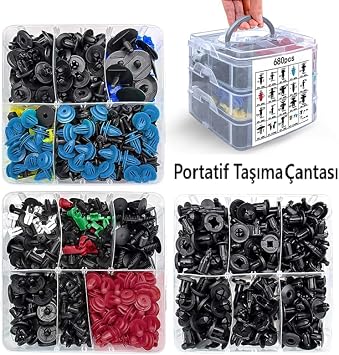 680 Piece Removal Riveting Repair Connection Modified Accessories Set Boxed