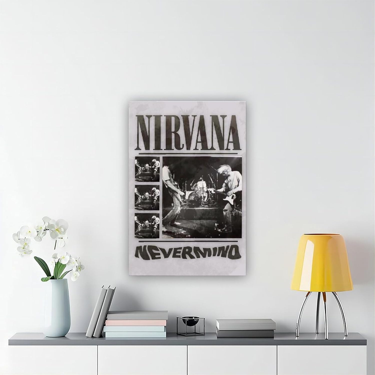 TGDSVPWQ Nirvana Poster Music Poster Wall Art Wall Decor Posters Canvas Poster Unframe:12x18inch(30x45cm)