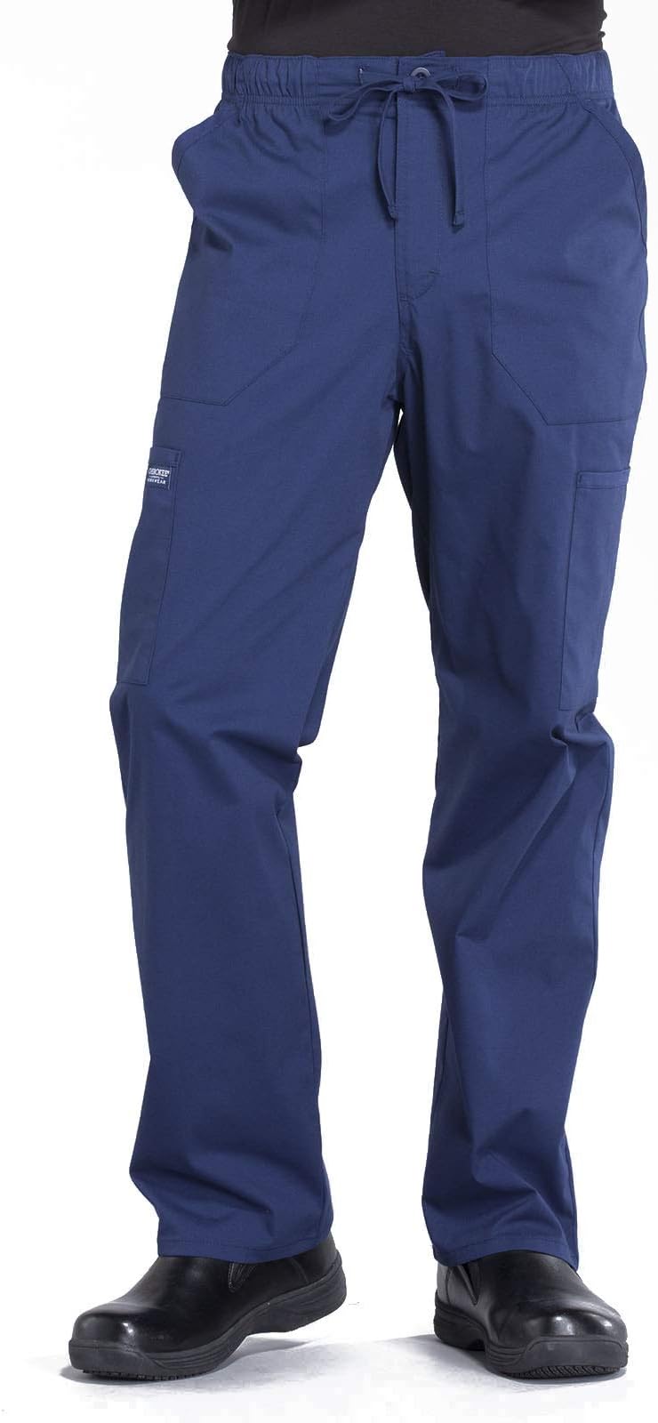 Cherokee Workwear Professionals WW190 Men's Tapered Leg Drawstring Cargo Scrub Pant