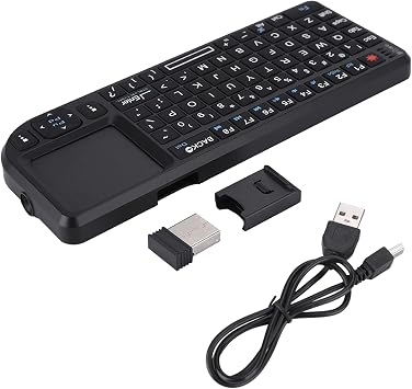 Ejoyous Touch Keyboard Mini Thin USB Rechargeable Touchpad w/Backlit