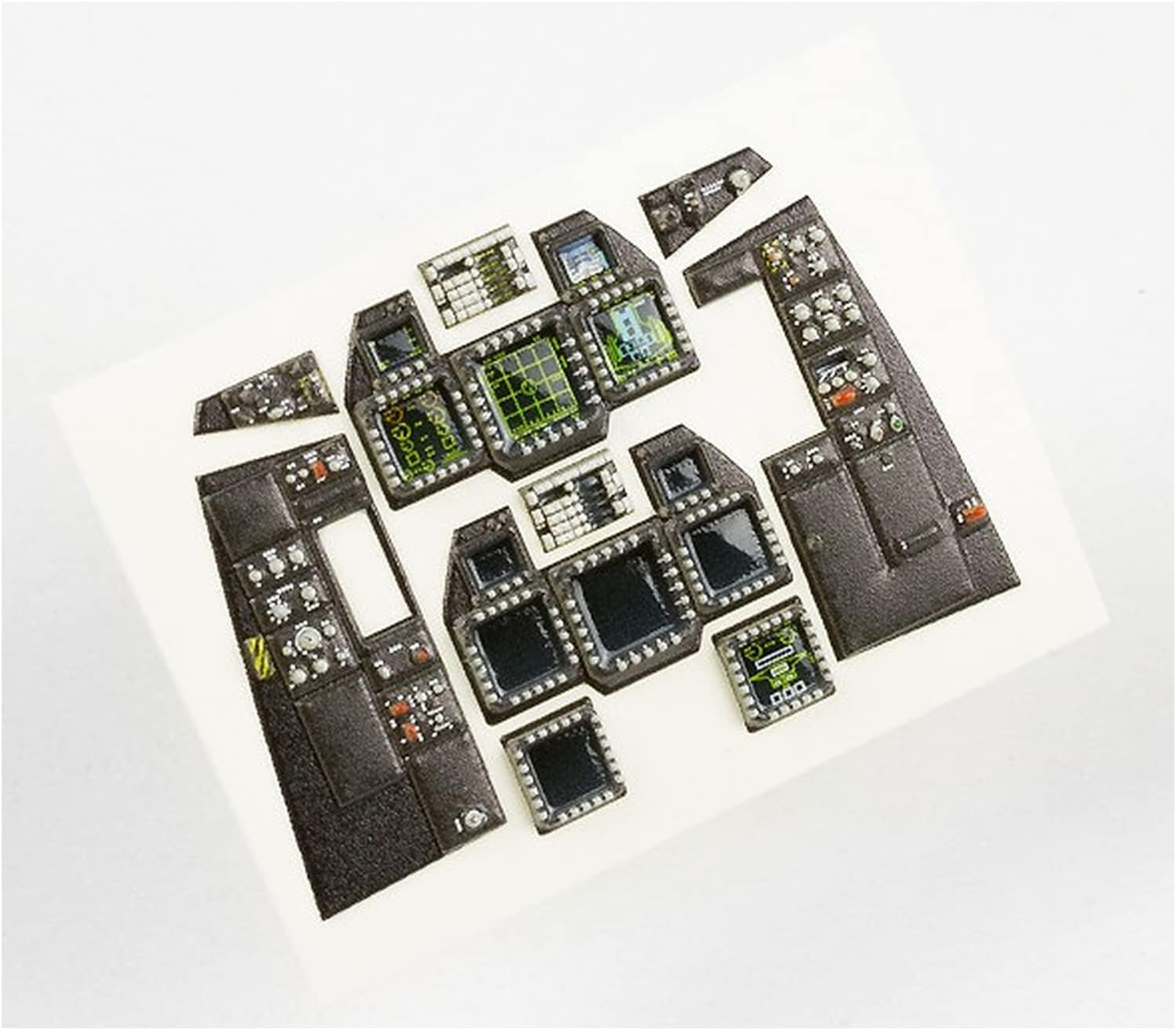 Red Fox Studio RFSQS-48057 1/48 F-22 Raptor 3D Acrylic Instrument Cockpit Panel (for Hasegawa)