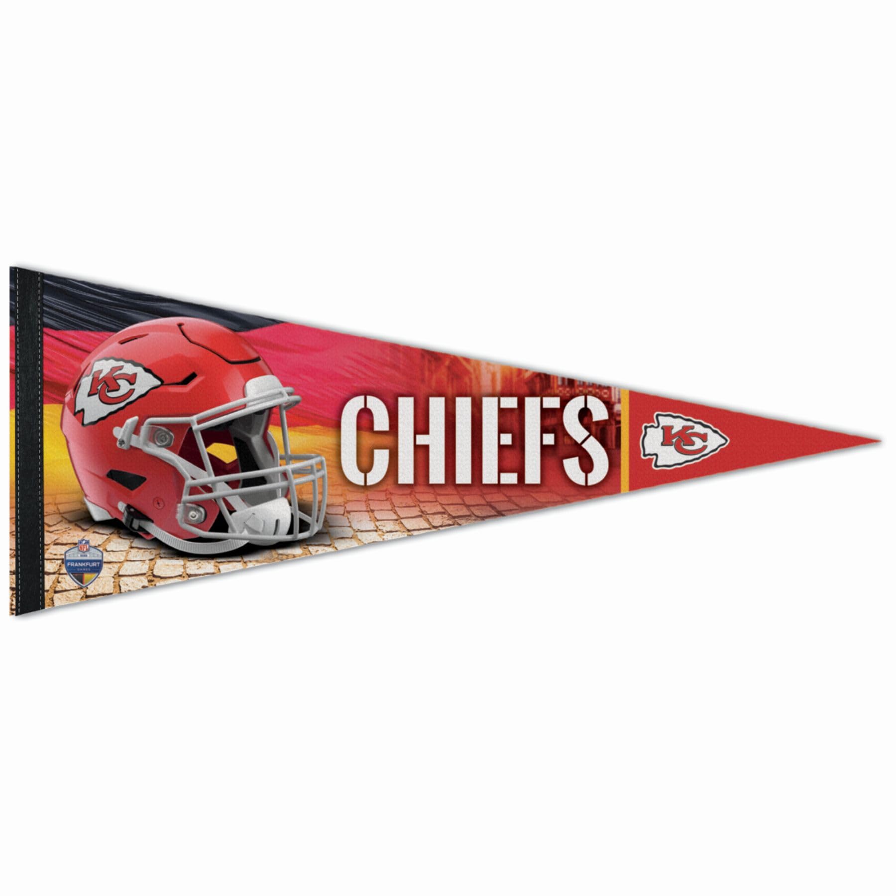 Fanion NFL Frankfurt Game Kansas City Chiefs 75x30cm pour supporters