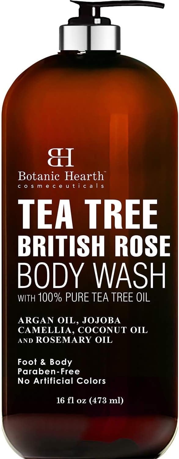 BOTANIC HEARTH Tea Tree Body Wash with British Rose Extract