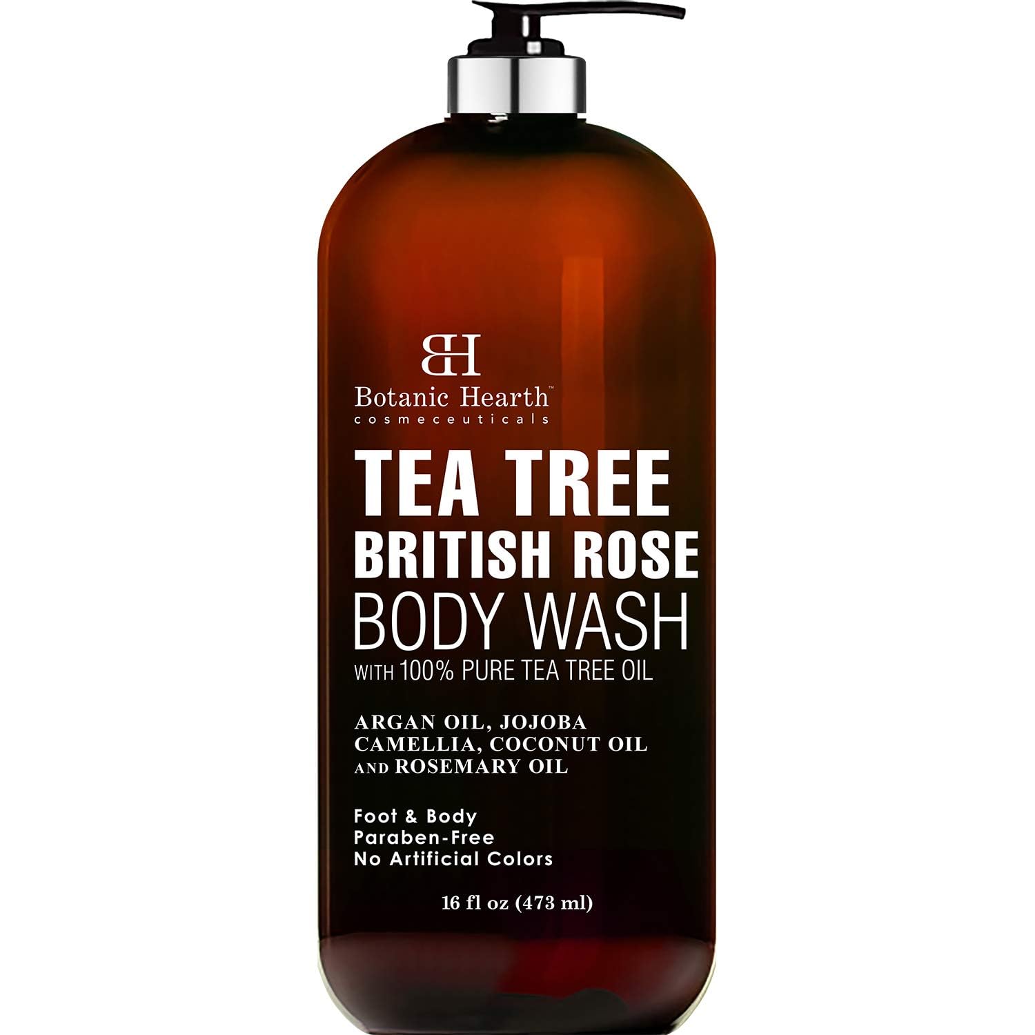 BOTANIC HEARTH Tea Tree Body Wash with British Rose Extract