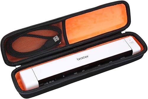 Mchoi Funda portátil para Brother DS-640 / DS-940DW/DS-740D / DS-720D/Doxie Go SE Duplex Compact Mobile Document Scanner, solo funda