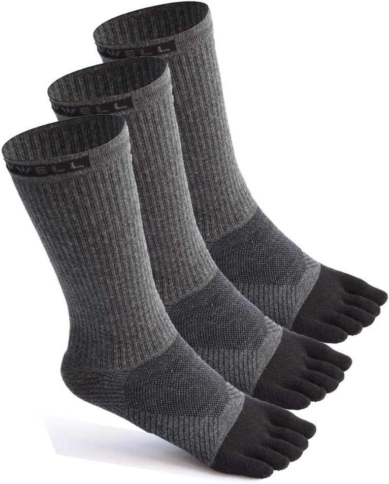 unisex-adult Cotton Toe Socks toe socks