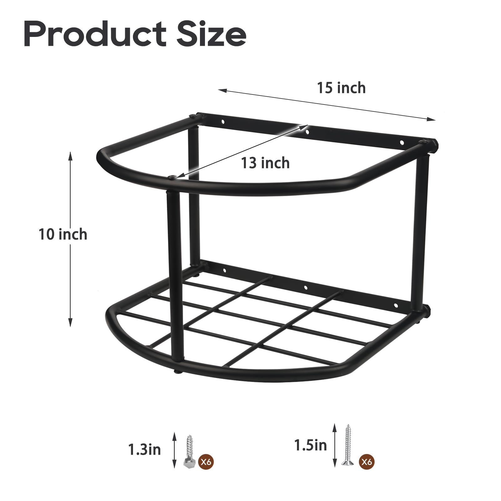 Soporte de cubo para alimentación de caballos, soporte de cubo de agua y alimentación de 5 galones para caballos, cubo de agua de metal resistente para montaje en pared y soporte para cubo