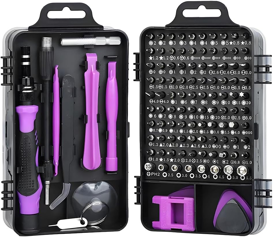 Purple Magnetic Screwdriver Set,...