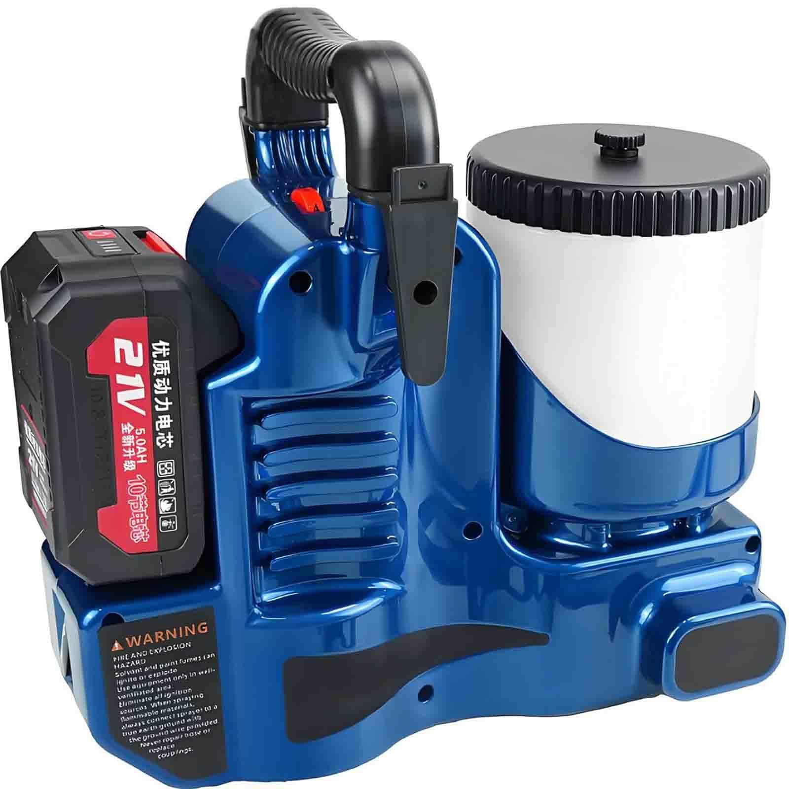 PixCy Pulverizador de Pintura airless - Máquina de pulverización de Pintura inalámbrica de Alta presión, baterías de Litio de 21 V, caudal de 1,1 l/min, 6 velocidades, para Pintar Casas