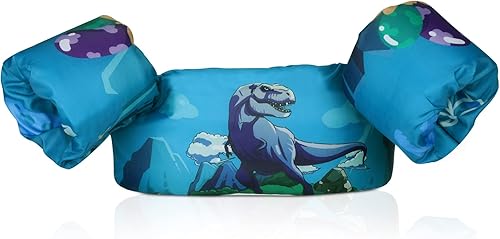 Miniatura 8 de Chaleco de natación para niños pequeños de 3 a 6 años para ayudar a la natación, flotador de piscina para niños de 30 a 50 libras para niños y niñas