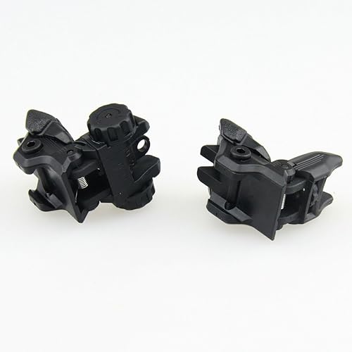 Miniatura 4 de TACFUN Negro Tactical Smart Polímero DelanteroTrasero Combo Set Flip Up