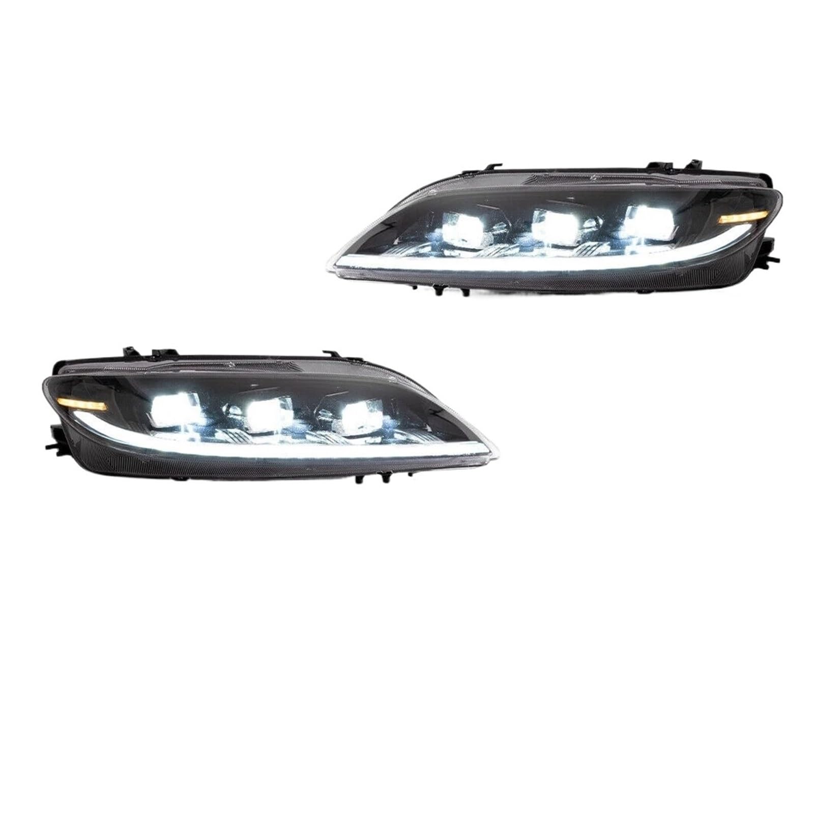 Gruppo Faro per Auto per Mazda 6 2003-2008, Coppia di Gruppi ottici per Auto, Lampada Frontale, Parti di Illuminazione per Tuning Auto, Plug And Play.