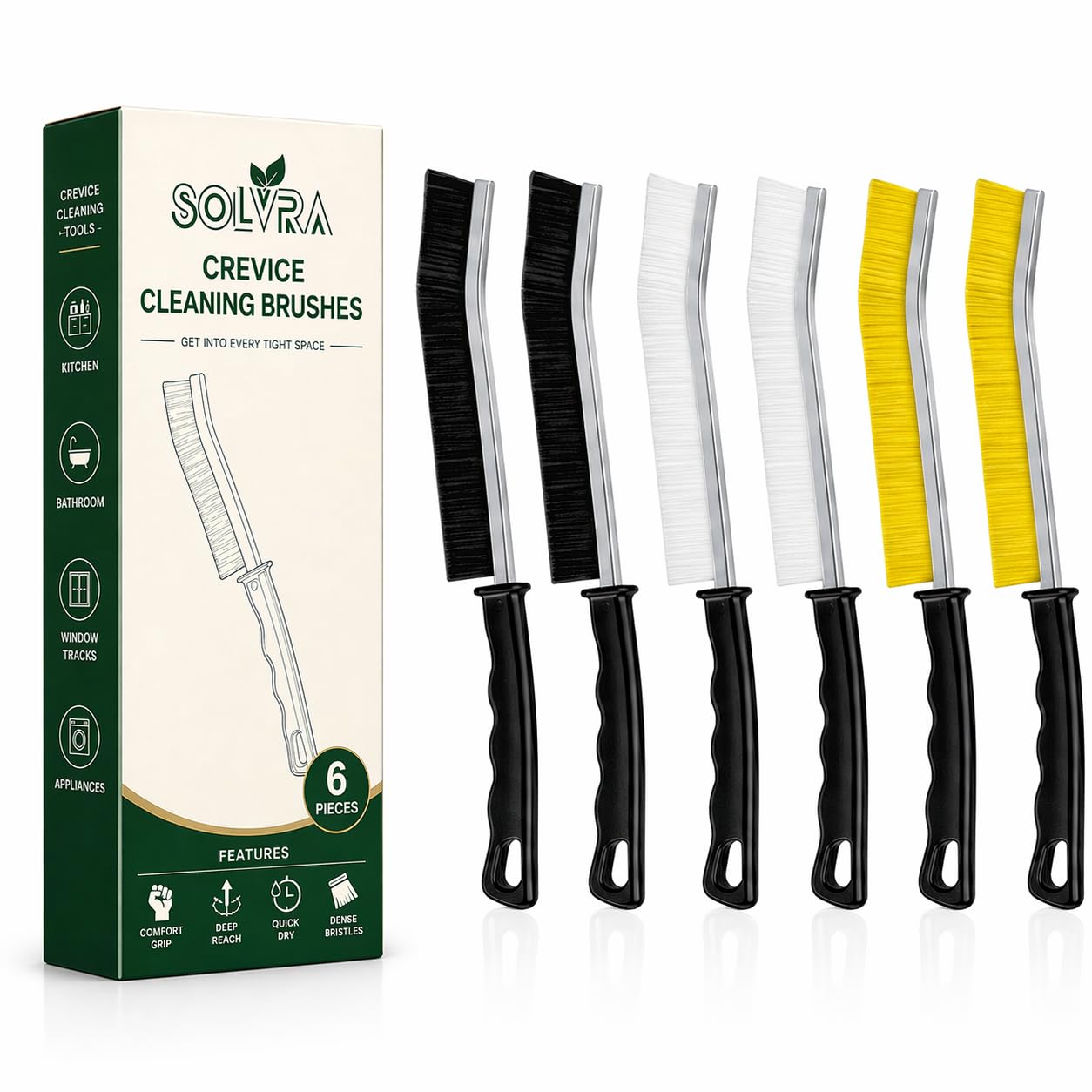 Crevice Cleaning Brush Set - Deep Cleaning -15