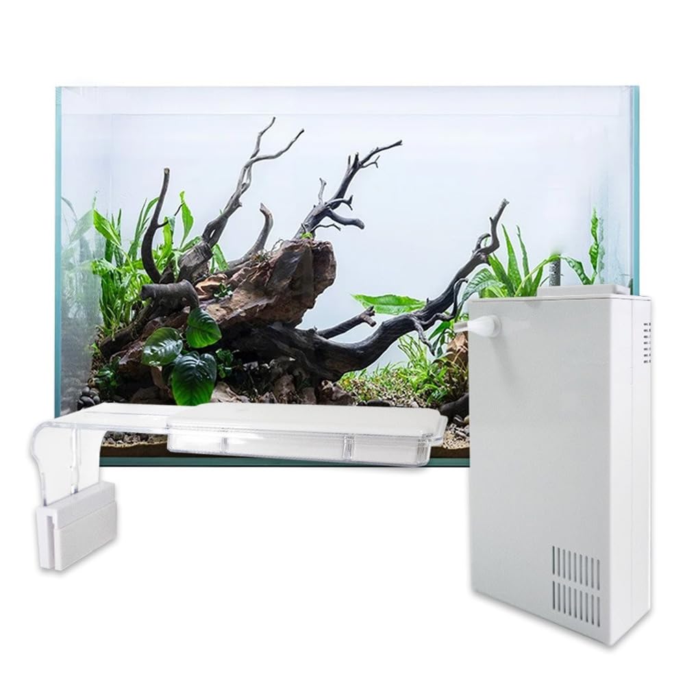 Swell Glass Fish Tank Aquarium Kit 30-60cm (40cm - 24L) LED Light - Filter Included