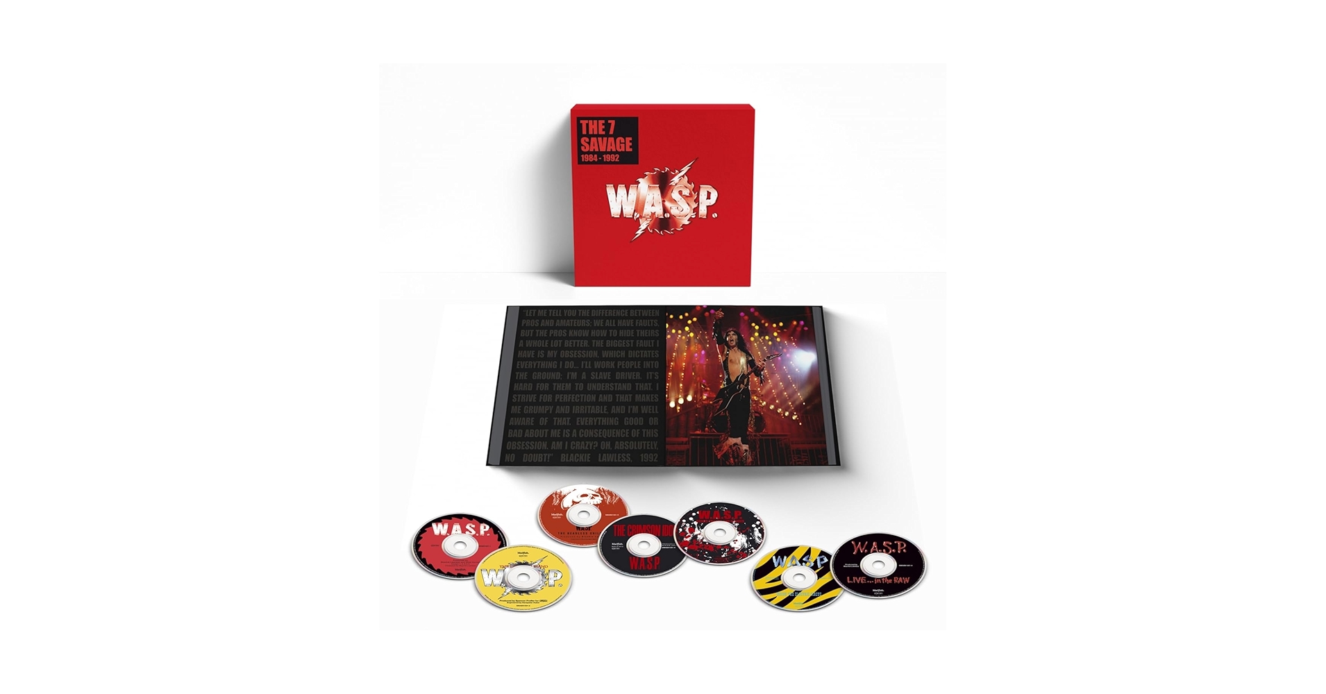 【7枚組】W.A.S.P./7 Savage: 1984-1992 The 7 Savage: 1984-1992 Vinyl Boxset – Peaceville