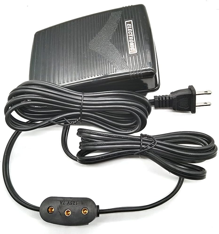 LNKA Foot Control Pedal Compatible with Singer 221 Featherweight Variable Speed w/Cord (110V) PFW-196131,1200-1,201,221-1,222,301,301A,431G,66-16