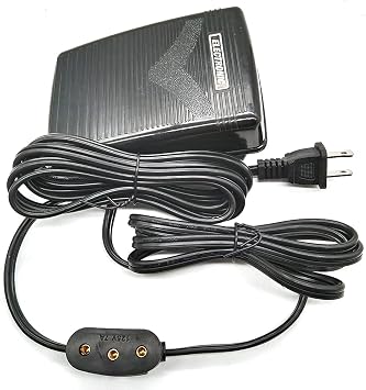 LNKA Foot Control Pedal Compatible with Singer 221 Featherweight 110V | Singer Featherweight Foot Pedal Speed Control W/Cord 1200-1,201,221-1,222,301,301A,431G,66-16,PFW-196131