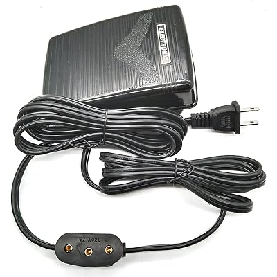LNKA Foot Control Pedal Compatible with Singer 221 Featherweight Variable Speed w/Cord (110V) PFW-196131,1200-1,201,221-1,222,301,301A,431G,66-16