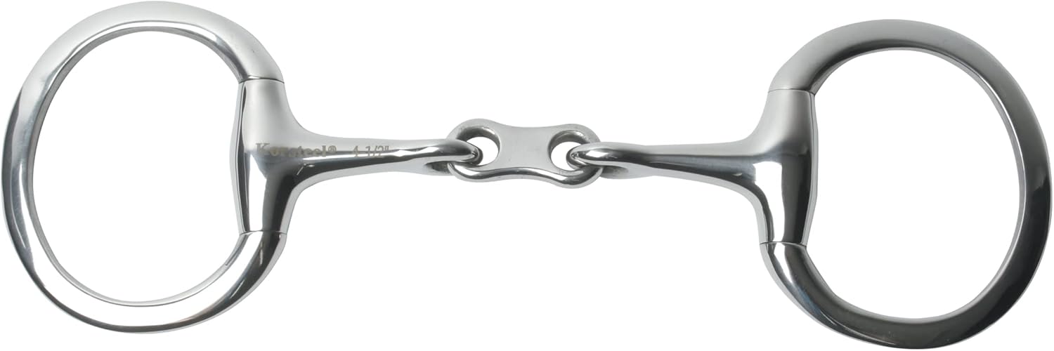Stainless Steel French Link Eggbutt Snaffle Bit