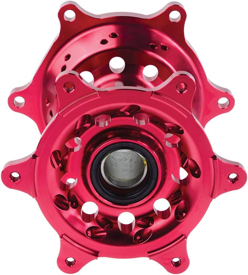 Tusk Impact Motorcycle Hub - Rear Red Compatible with Honda CRF450R 2002-2012/CRF450X 2005-2017/CRF250R 2005-2013