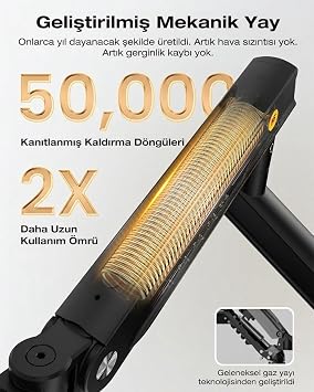 Nb Ergonomic North Bayou A5 17''-32'' Tek Kol 2-9 kg Vesa Uyumlu Monitör Standı