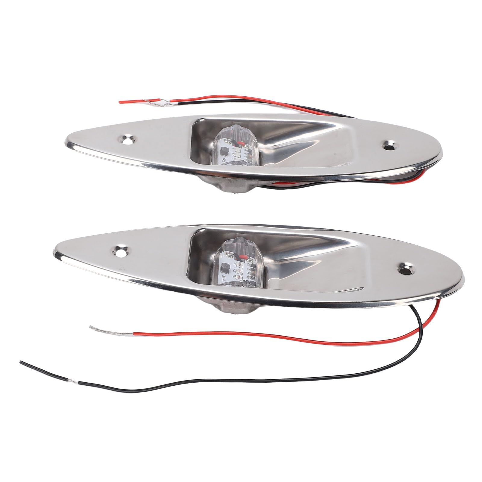 Luce di Navigazione a LED, Luce di Prua Marina in Acciaio Inossidabile, da Incasso IP67 con Struttura Durevole, Ideale per Barche Sotto i 20 Metri