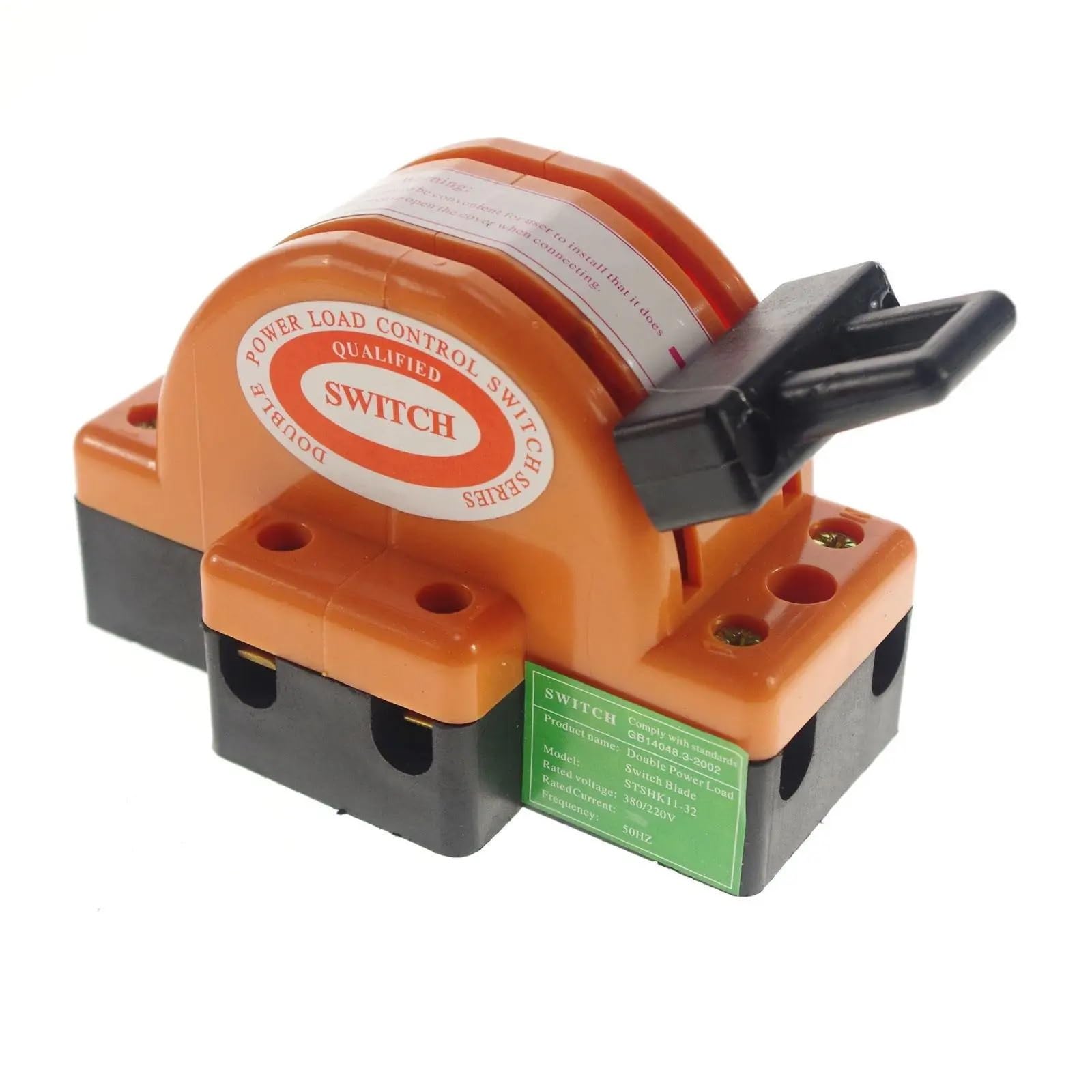 Interruptor de desconexión bipolar de doble tiro de 30 A, 220 V/380 V, 1 unidad