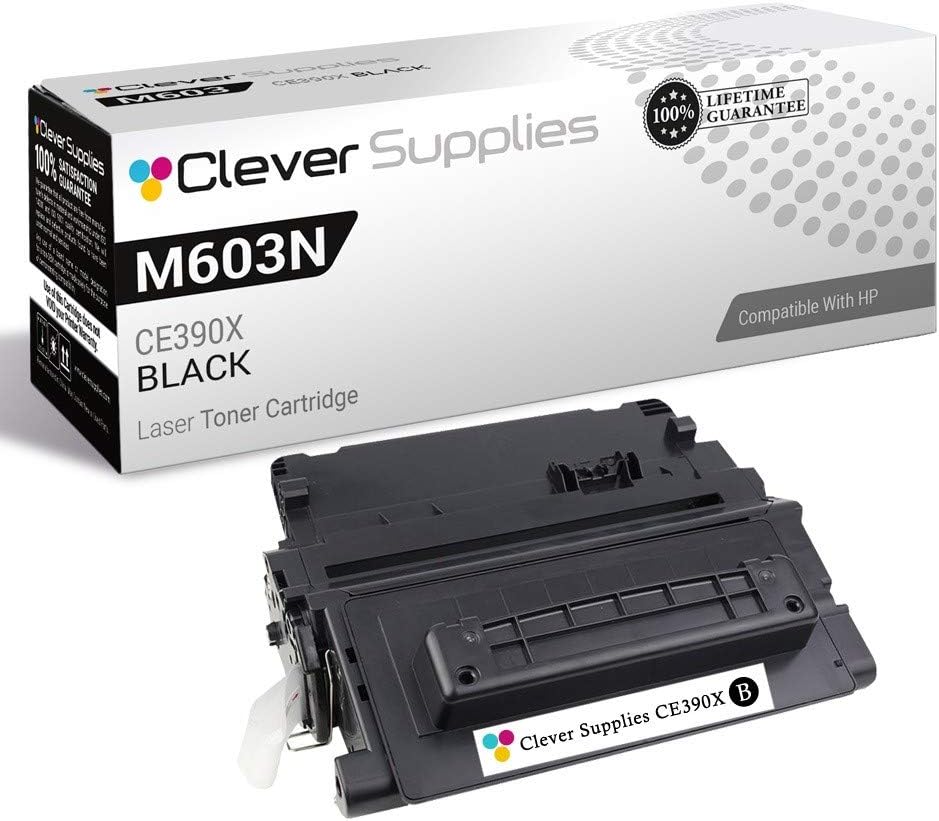 CS Replacement Toner Cartridge Compatible with HP M603N CE390X Black