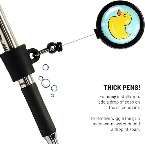 Miniatura 25 de EZ PEN - Carrete retráctil para enfermeras, profesores, camareras, carpinteros, trabajadores de la construcción, contratistas y profesionales