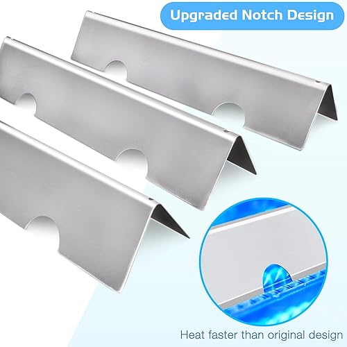 Miniatura 8 de Piezas de repuesto para parrilla Weber Spirit, barras aromatizantes 7635 de 15.3 pulgadas y quemador 69785 para Weber Spirit I y II 200 con control