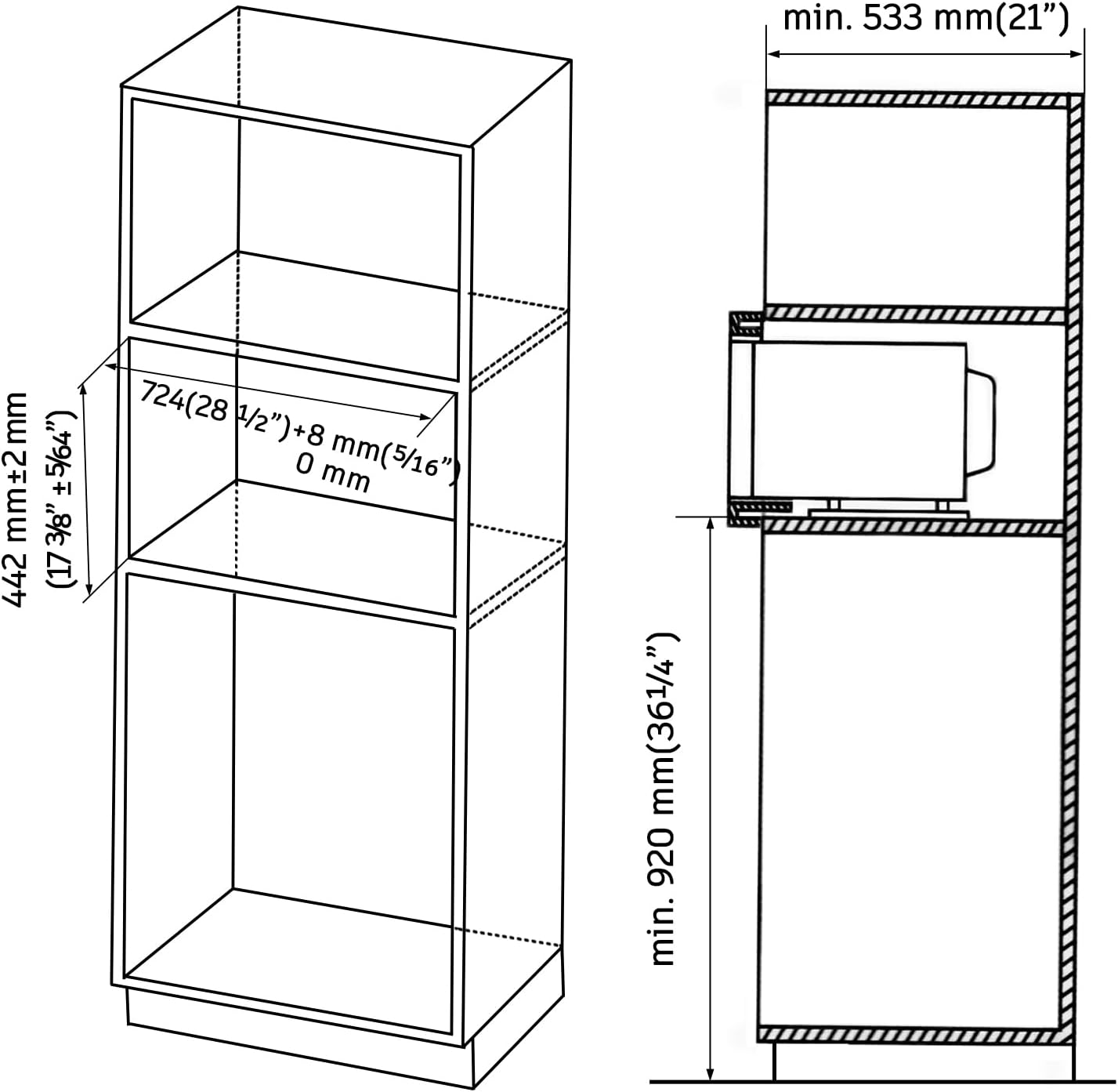 30-inch Trim Kit for 2.2 cu ft Microwave Ovens - NN-TK932SS Compatible with Panasonic, 30 inch, Stainless Steel