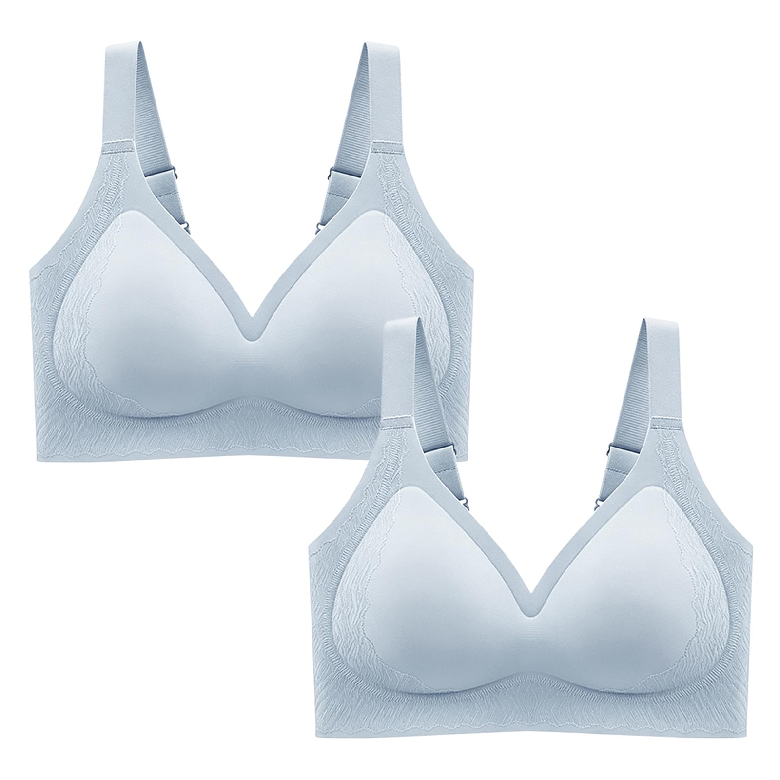 Brassiere Sport Femme sans Armature Soutien Gorge Push up 75D | brassière forte poitrine support léger bretelles larges et confortables sous un t-shirt
