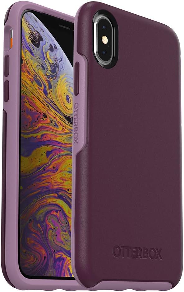 OTTERBOX SYMMETRY SERIES Case for iPhone Xs & iPhone X - Frustration FRĒe Packaging - TONIC VIOLET (WINTER BLOOM/LAVENDER MIST)