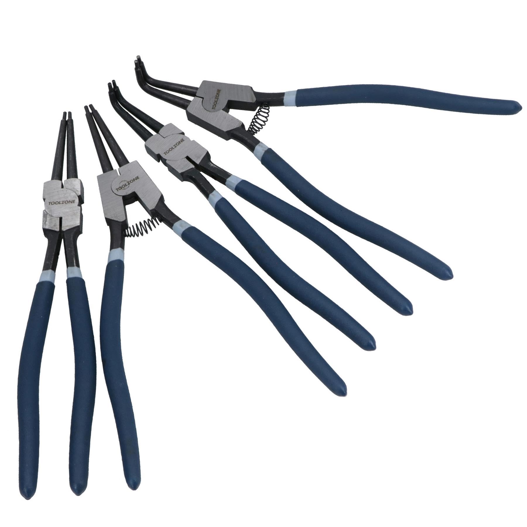 4pc Extra Large 13" la pinza per anello elastico di arresto interno esterno O Ring Anello Elastico impostare il TE325