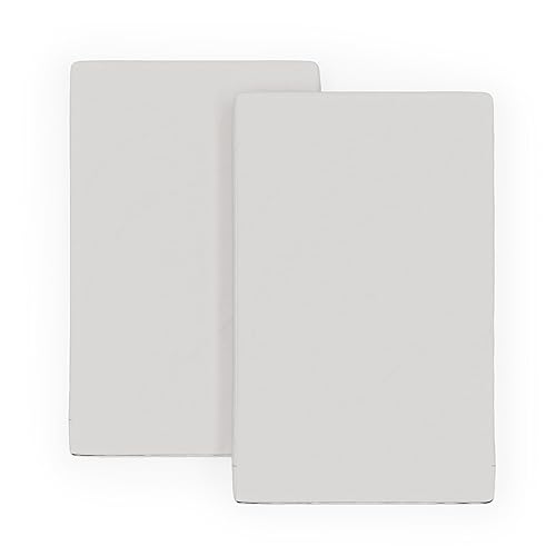 Miniatura 6 de Foundations SafeFit - Sábanas con cremallera para cunas portátiles y compactas, paquete de 6 unidades, 100% algodón, sábanas bajeras para niños y