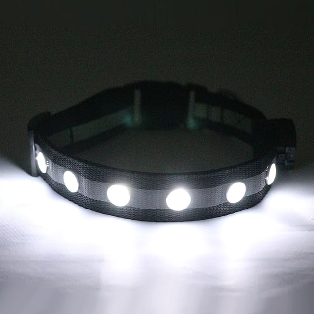 QQY Collar de Perro led, Collar de Mascota Impermeable y Luminoso Cargado por USB con 3 Modos de Collar…