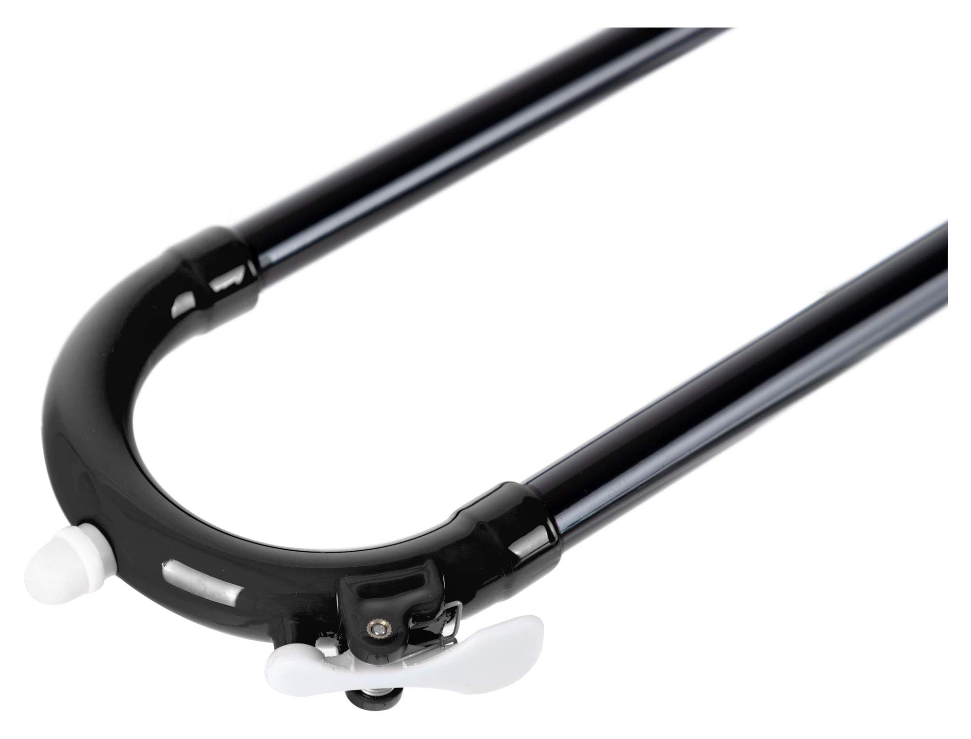 Classic Cantabile MardiBrass Trombone Ténor en ABS Plastique - Accord Bb - Coulisse en fibre de verre - 660g léger - Perce : 12 mm - avec embouchure et housse - noir