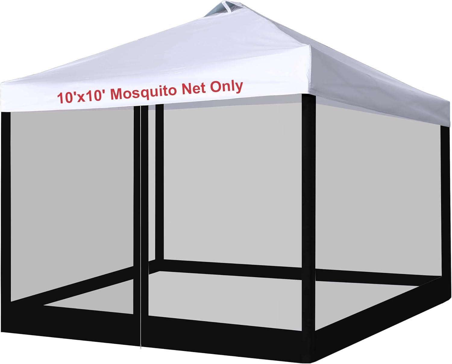10x10 Universal Canopy Replacement Mesh sidewall for Canopy,Tents and Gazebo,(White)