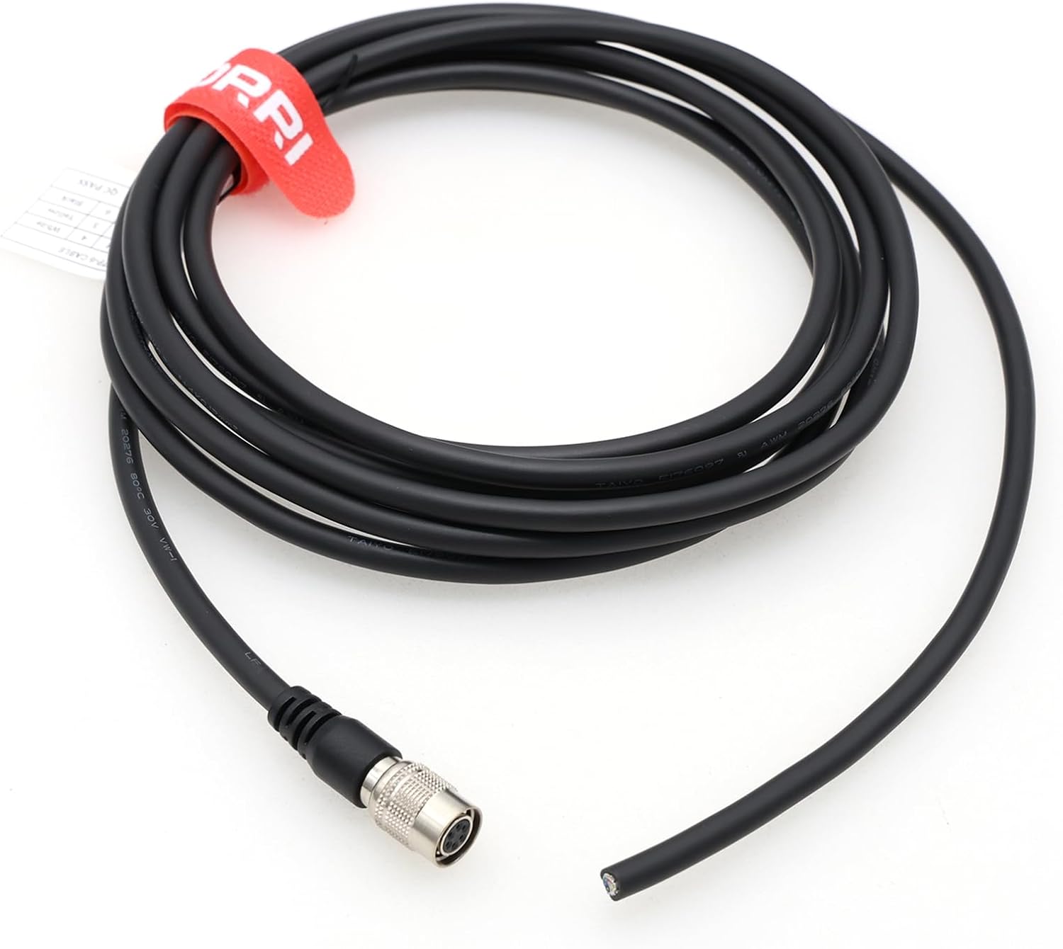 Hirose 6Pin Female HR10A-7P-6S Power Trigger IO Signal Cable Compatible for Camara CCD Hikrobot Basler GigE AVT Sentech/Omron Industrial Camera (3M)