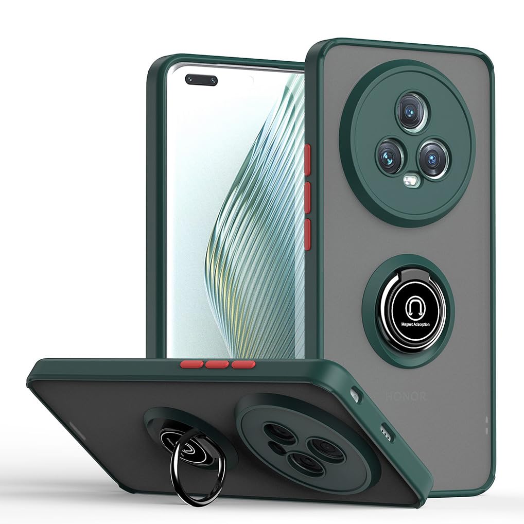 SEAHAI Cuir Coque Pour Honor Magic 5 Pro (Magic5 Pro), Très Mince Étui Portefeuille [Blocage - View #8