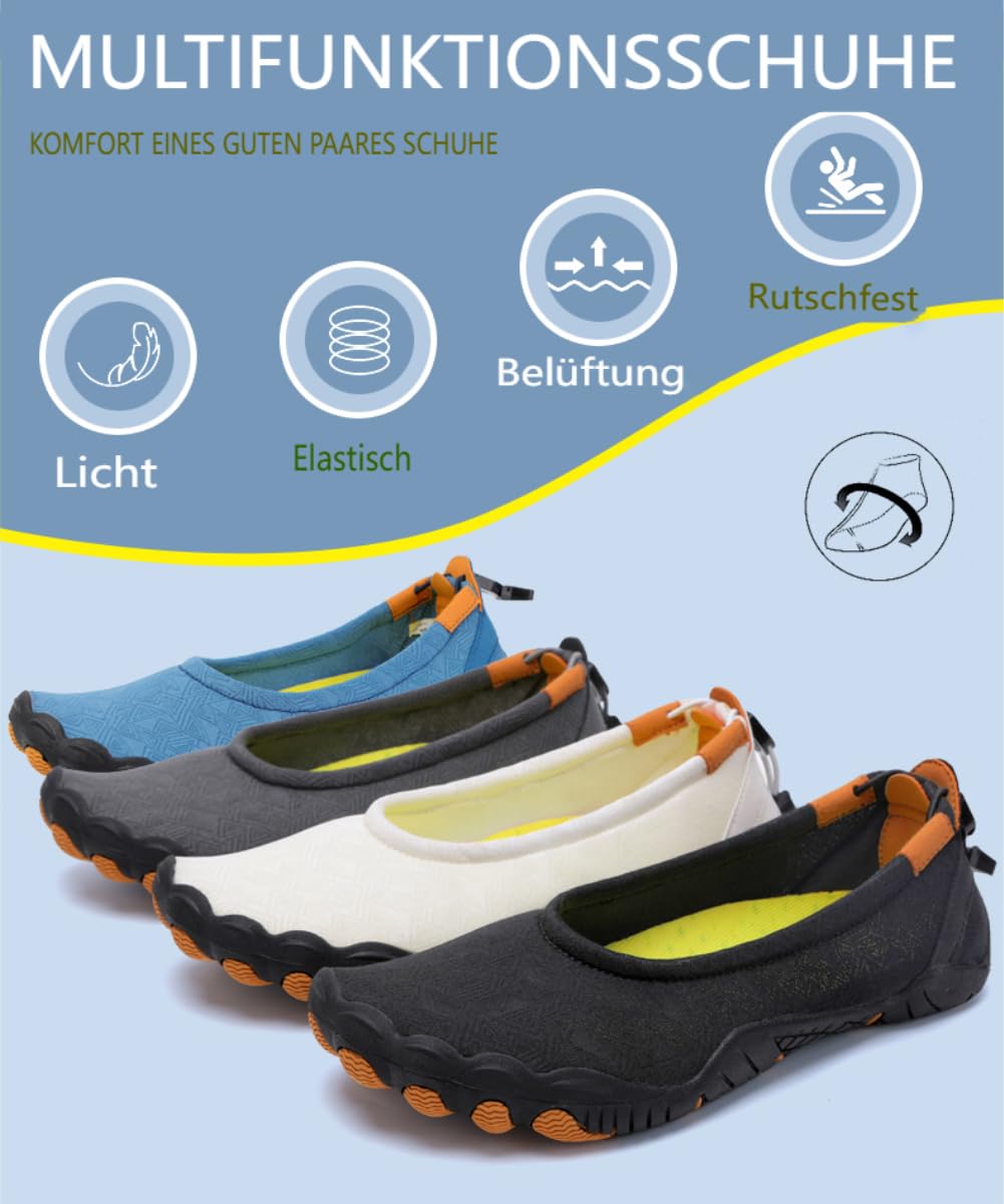 OrthoShoes OrthoWalk Summer PRO - rutschfeste ergonmomische Barfußschuh-Sandalen für Damen Herren Orthopädische, Pärchen Strandschuhe für Natürliche Gangart Bequem atmungsaktiv Schmerzfreie Schuhe