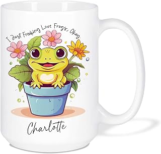 Kaffemugg personliga freaking Love Frogs keramiska muggar ny keramisk kopp premium personlig mugg för köksredskap kontor arbete 330 ml