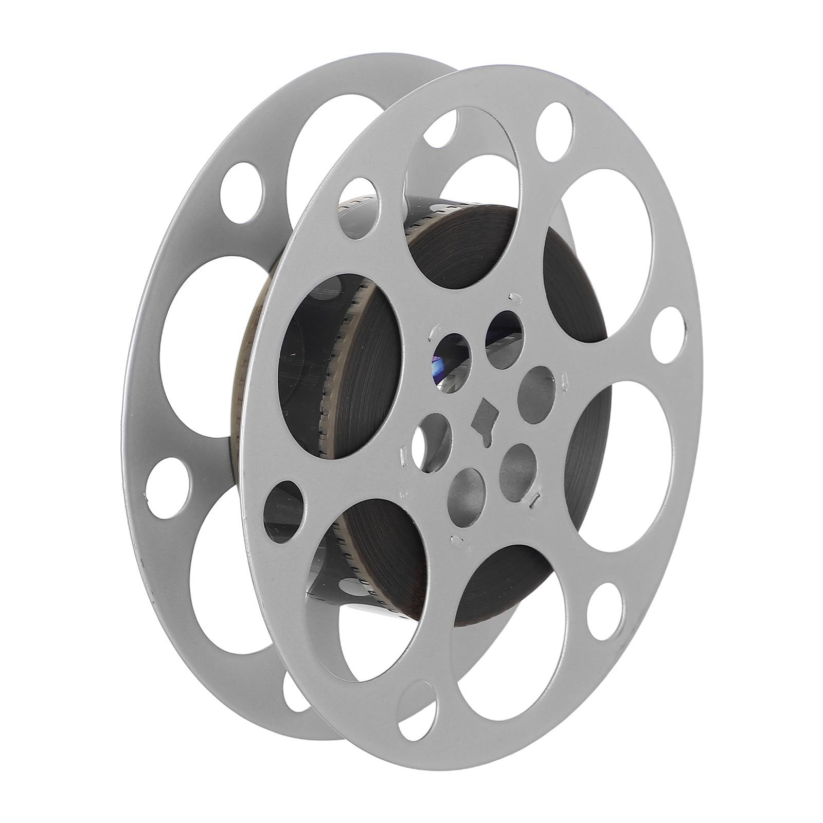 Retro Filmstreifen Deko aus Eisen in Silber Leichte und Tragbare Vintage Tischdekoration für Filmthemen und Retro Partys Geeignet