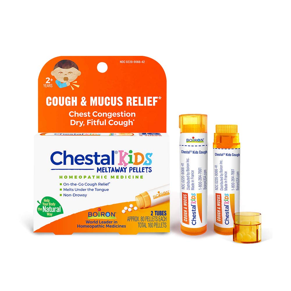 Buy Boiron Chestal Kids Pellets for and Mucus , Nasal or Chest Congestion, and Sore Throat 2