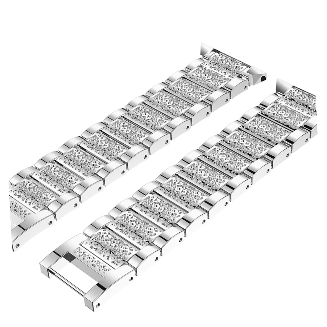 HOMSFOU bracelet de montre regarder intelligemment relojes inteligentes para mujer bracelets de montre-bracelet montres montre bracelet de remplacement bande de montre Silver