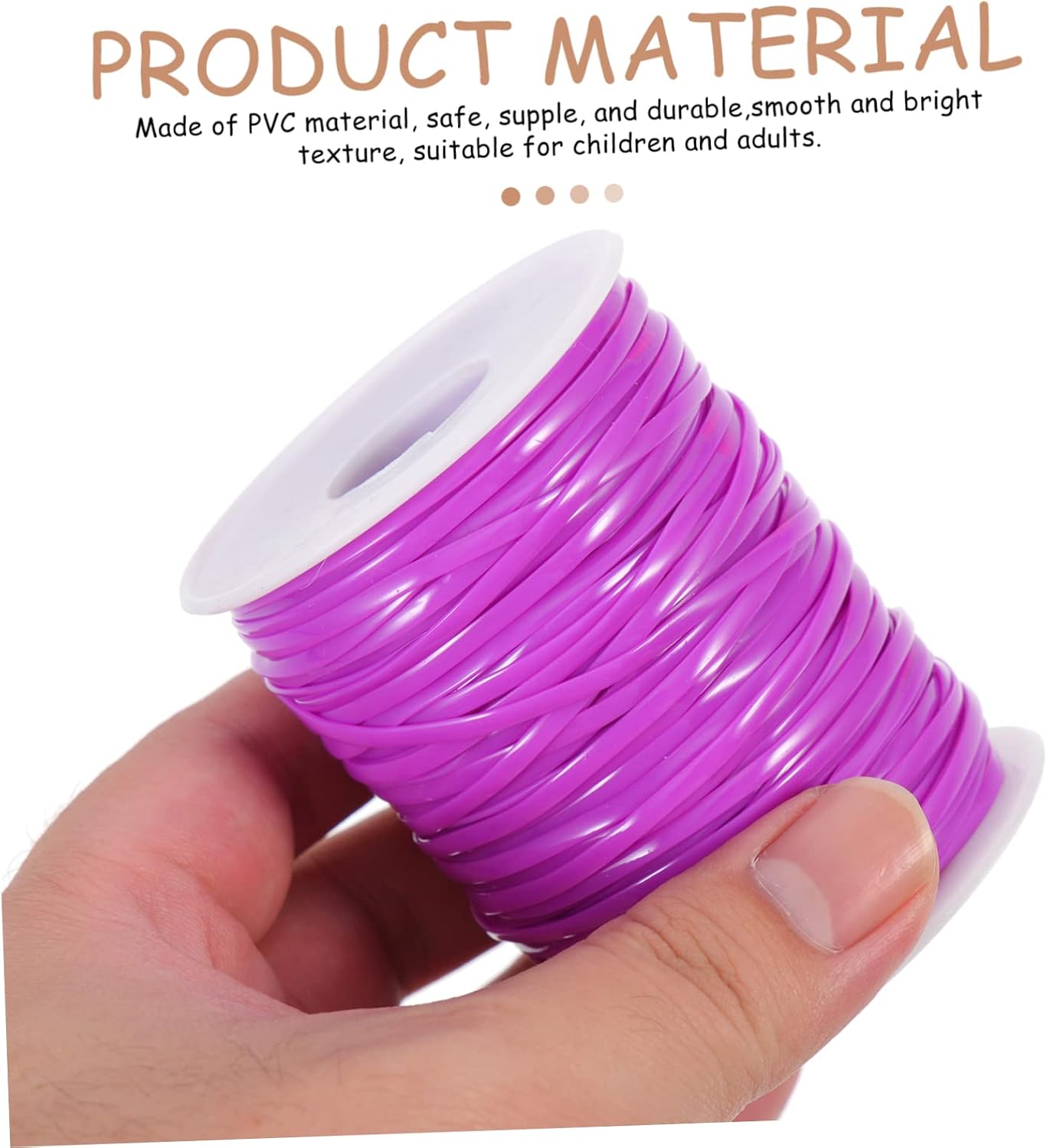 6 Rolls PVC Lacing Cord Decorative Lanyard String for DIY Crafts Smooth Texture for Bracelets Keychains and Art Projects Yards Total