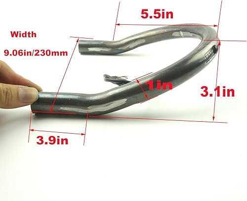 Miniatura 8 de Marco de asiento retro para motocicleta, Cafe Racer, aro con tira LED de luz de freno, luz trasera Singal (tubo de 78 pulgadasbucle planoancho 7.677